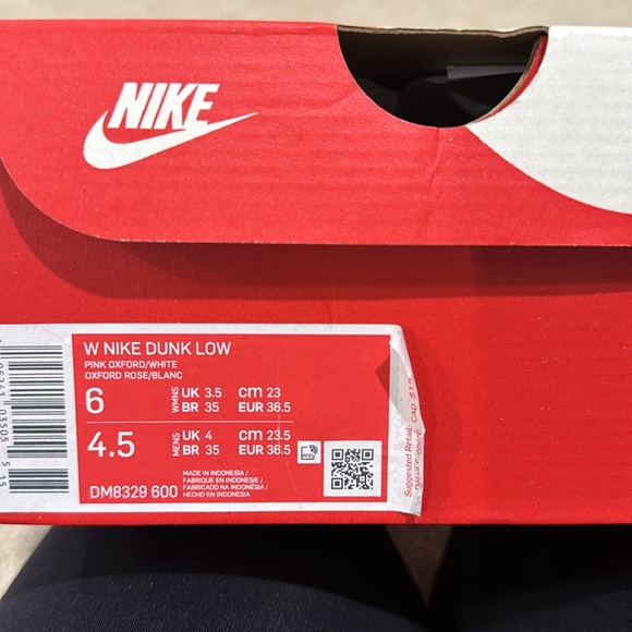 Nike Dunk Low Soft Grey Pink - Picture 4 of 4